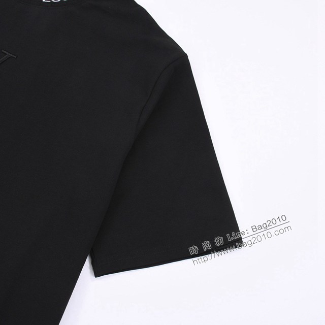 Louisvuitton路易威登Lv專門店2023SS新款刺繡提花螺紋T恤 男女同款 tzy2925